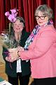 Linda Needle presents a parting gift to our outgoing president Julie Hillier